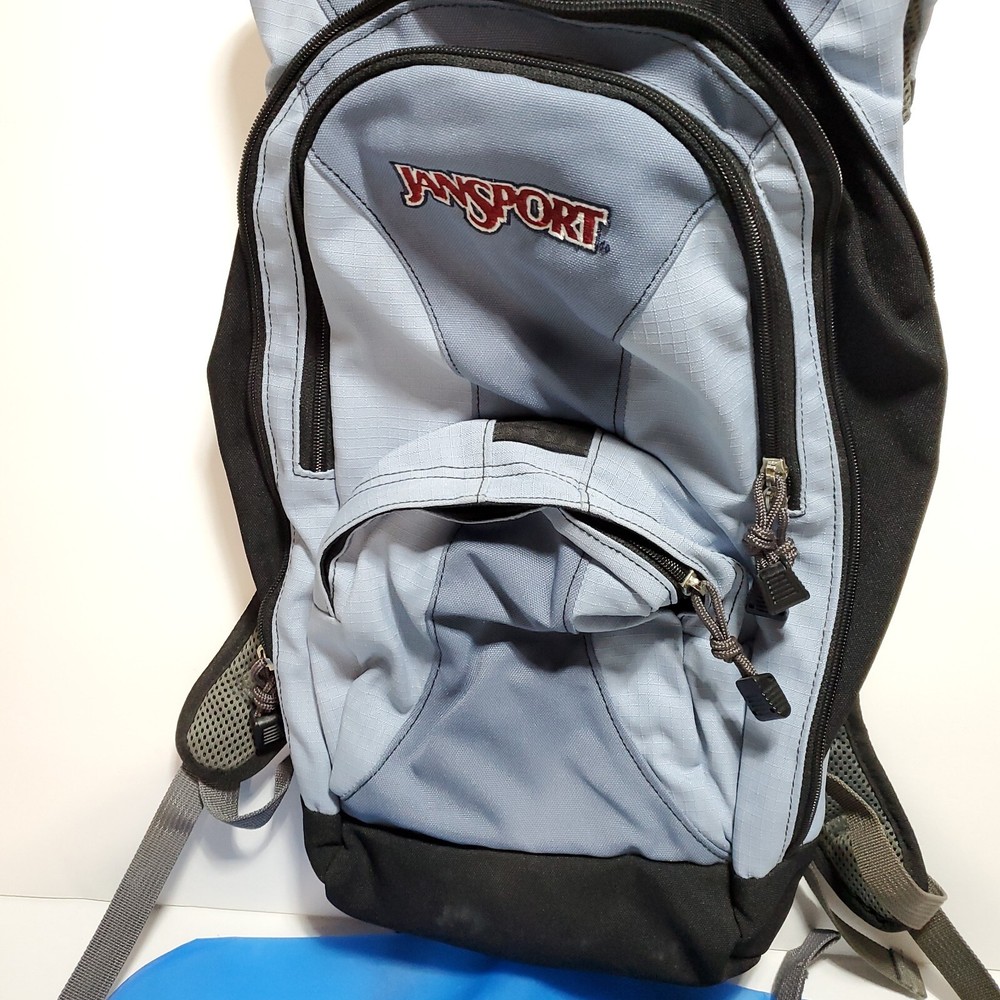 Jansport Hydration Backpack Light Blue Hiking Outdoors w/ Bladder