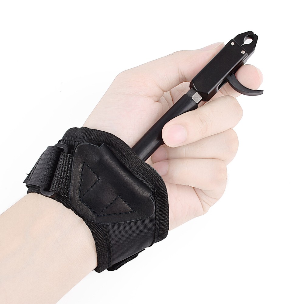 1x Archery Compound Bow Release Aids Adjustable Comfortable Quick Release