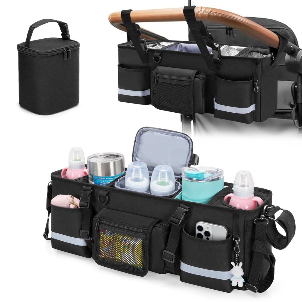 GRAOSO Parent Console Stroller Organizer WONDERFOLD W4