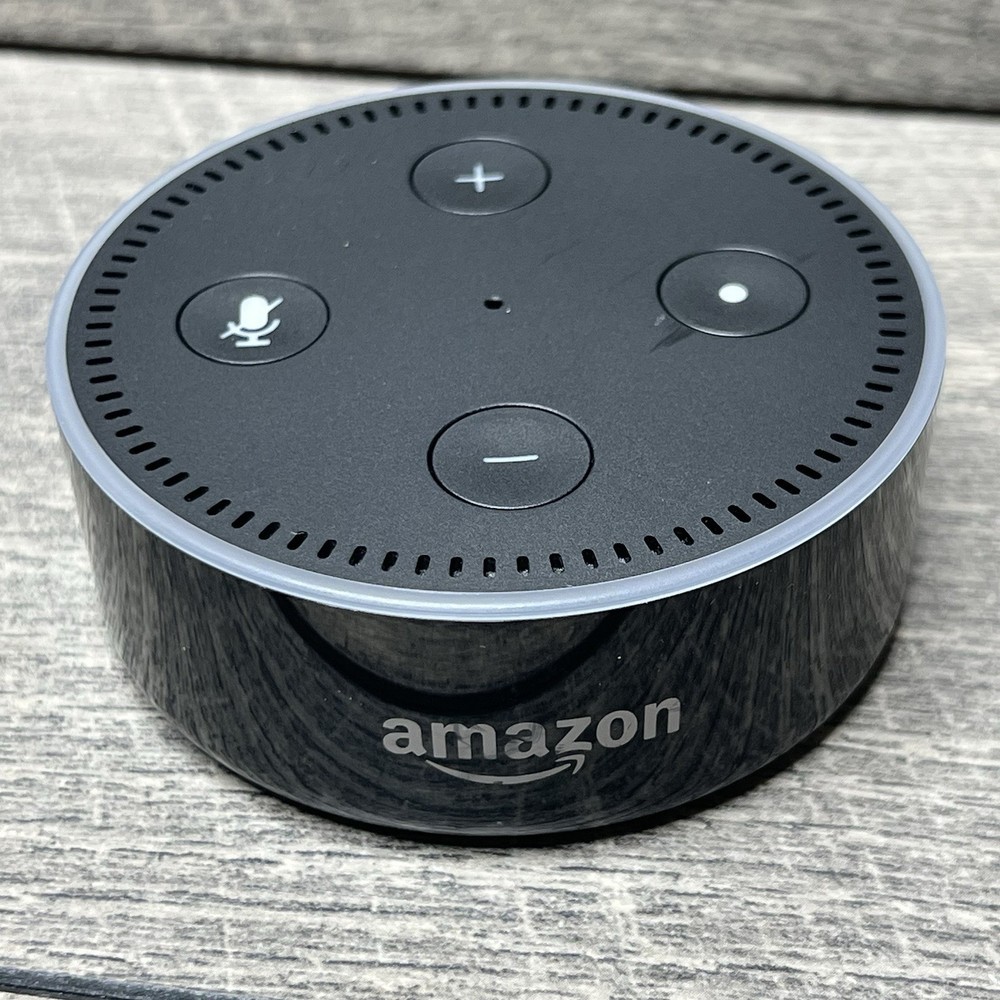 Amazon Echo Dot (2nd Gen) Smart Speaker Black w/ Charging Cable - Tested