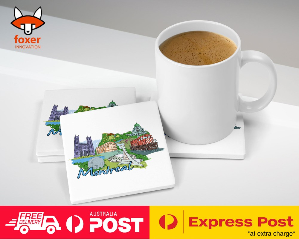 COASTER COFFEE DRINKING MAT|MONTREAL CANADA
