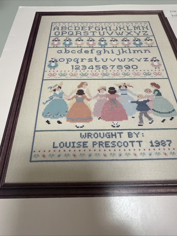 Crosstitch Pattern Book “A Girl’s First Sampler”