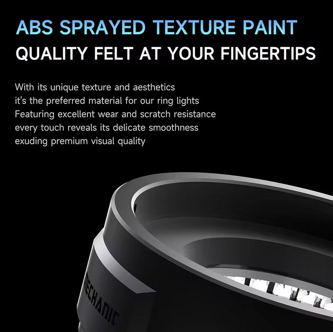 Mechanic Polarized Ring Light LS6 Microscope Anti Glare Lamp 84 LED