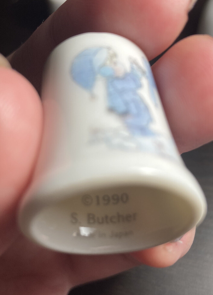 Three S. Butcher Thimbles 1989-1990