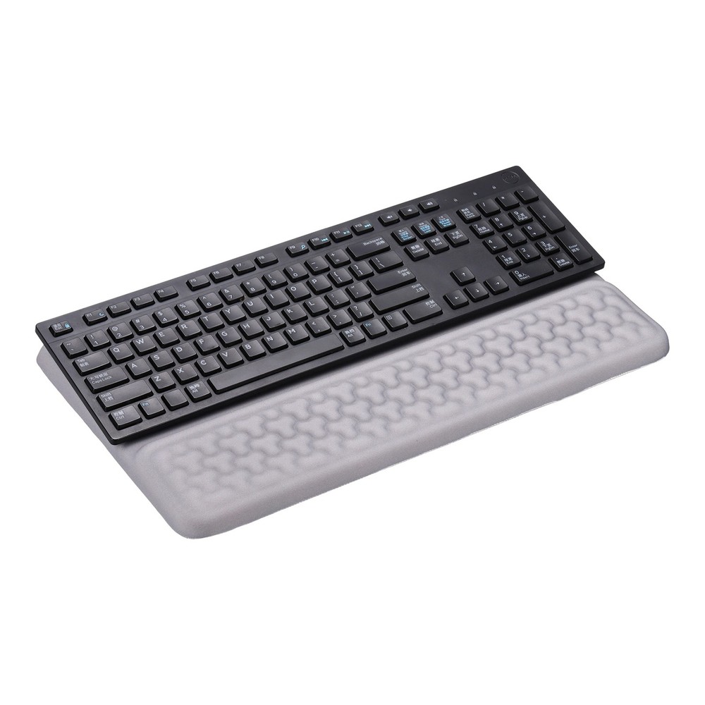 Computer Keyboard Stand with Wrist Rest, Computer Wrist Support, Gray