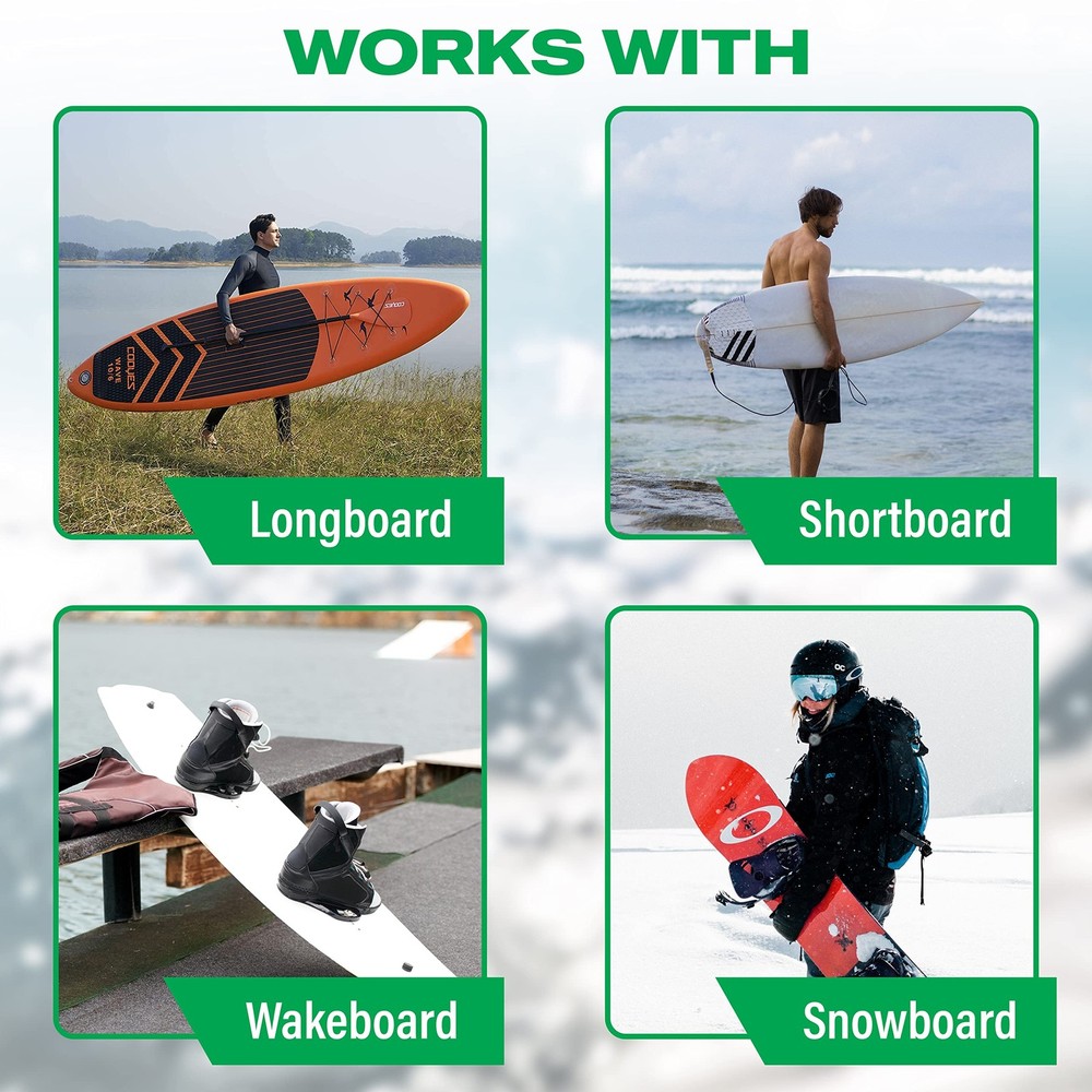 COR Surf Wood Surfboard Rack - Longboard & Shortboard Wall Mount Storage