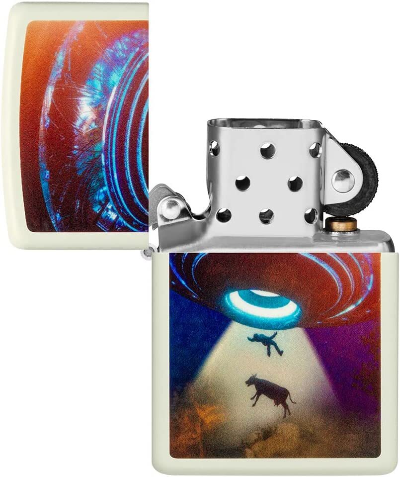 ZIPPO 49838 UFO Design Glow Classic Windproof Lighter