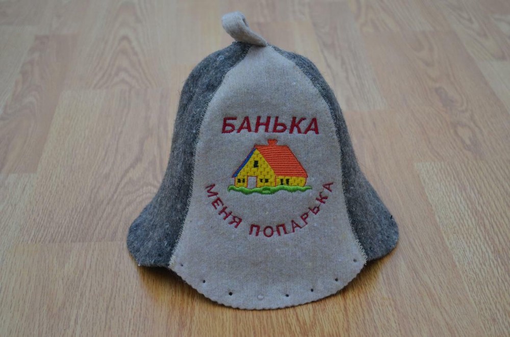 Sauna hat wool / Original Sauna Hat Wool, Felt bath accessories Wool Sauna Hat W