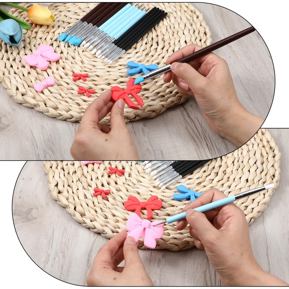 15 Pcs Silicone Sculpting Tools, Silicone Clay Sculpting Tools, Pottery Tools