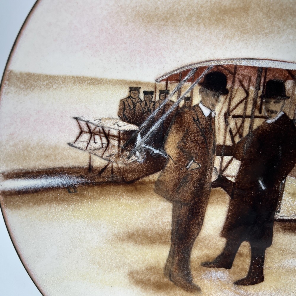 Wright Brothers 75th Anniversary Plate limited edition First Powered Flight
