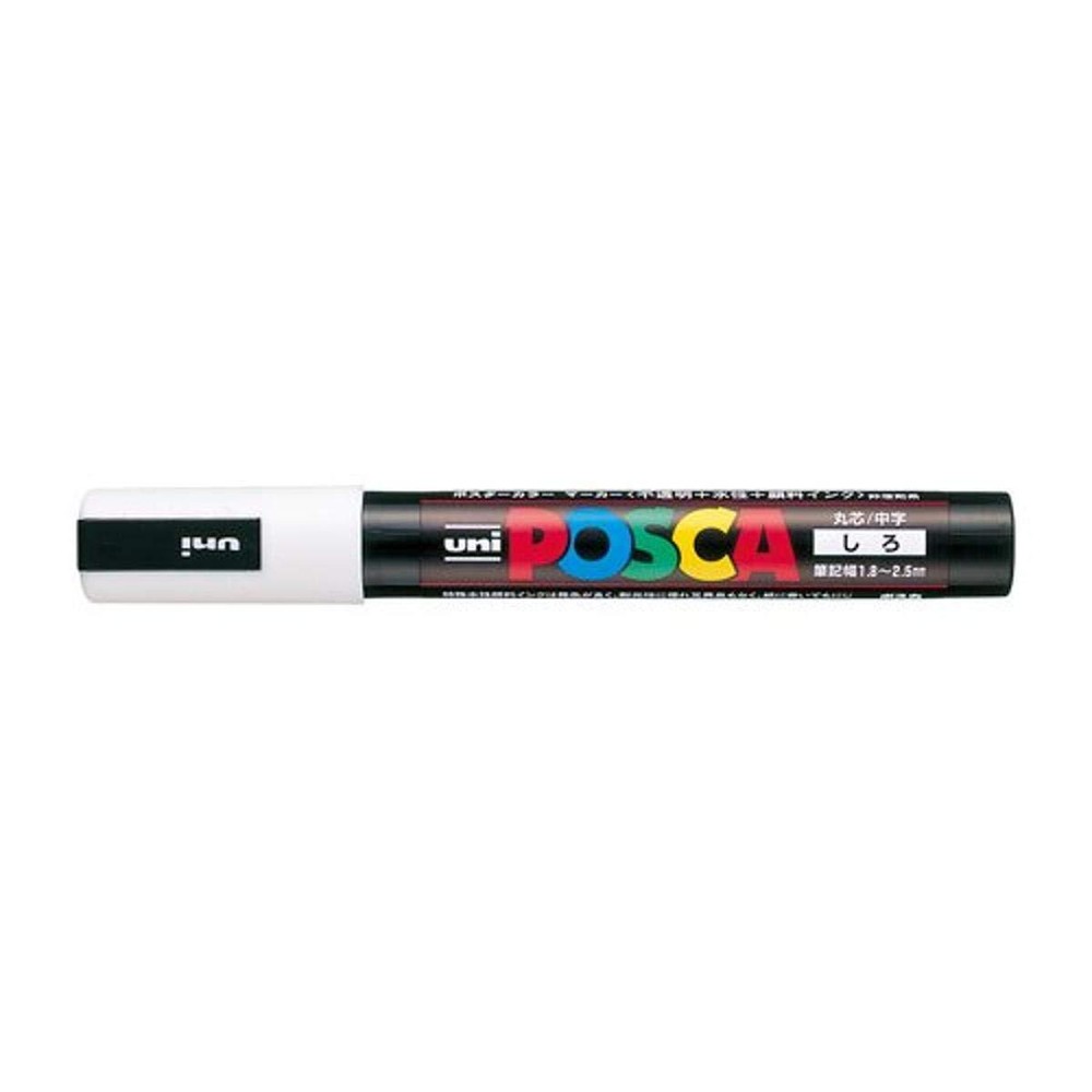 uni Posca Medium Marker White PC5M.1