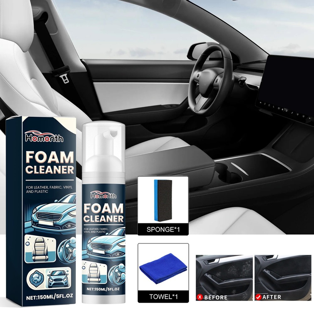 Multi functional car interior foam cleaner Car interior seat cleaner