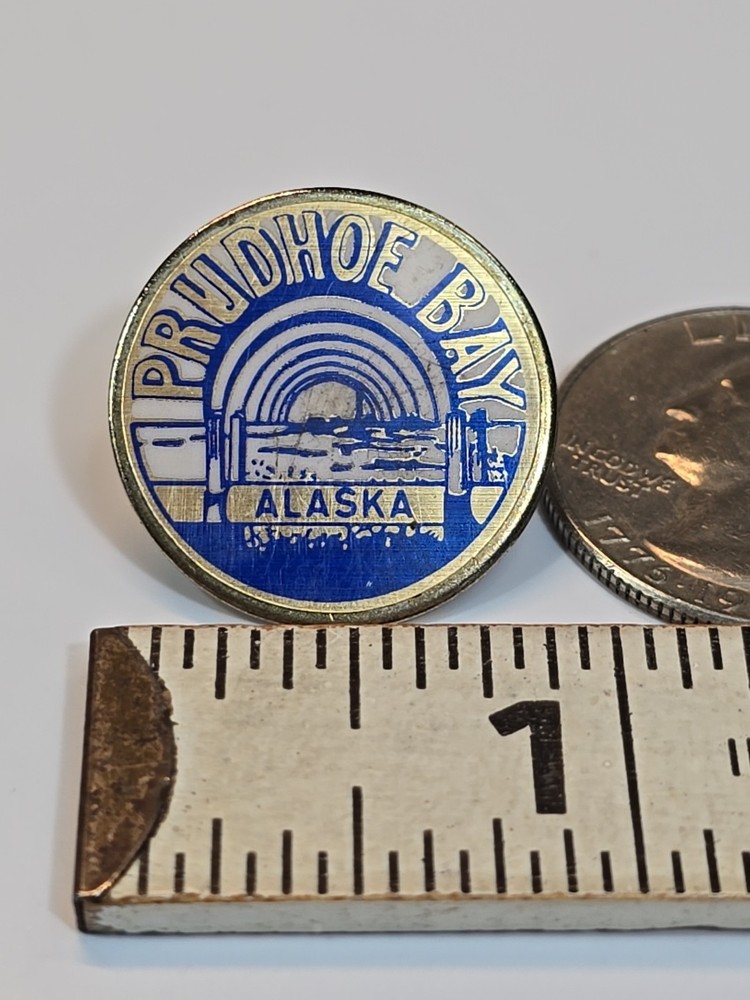 Prudhoe Alaska Souvenir Lapel Pin