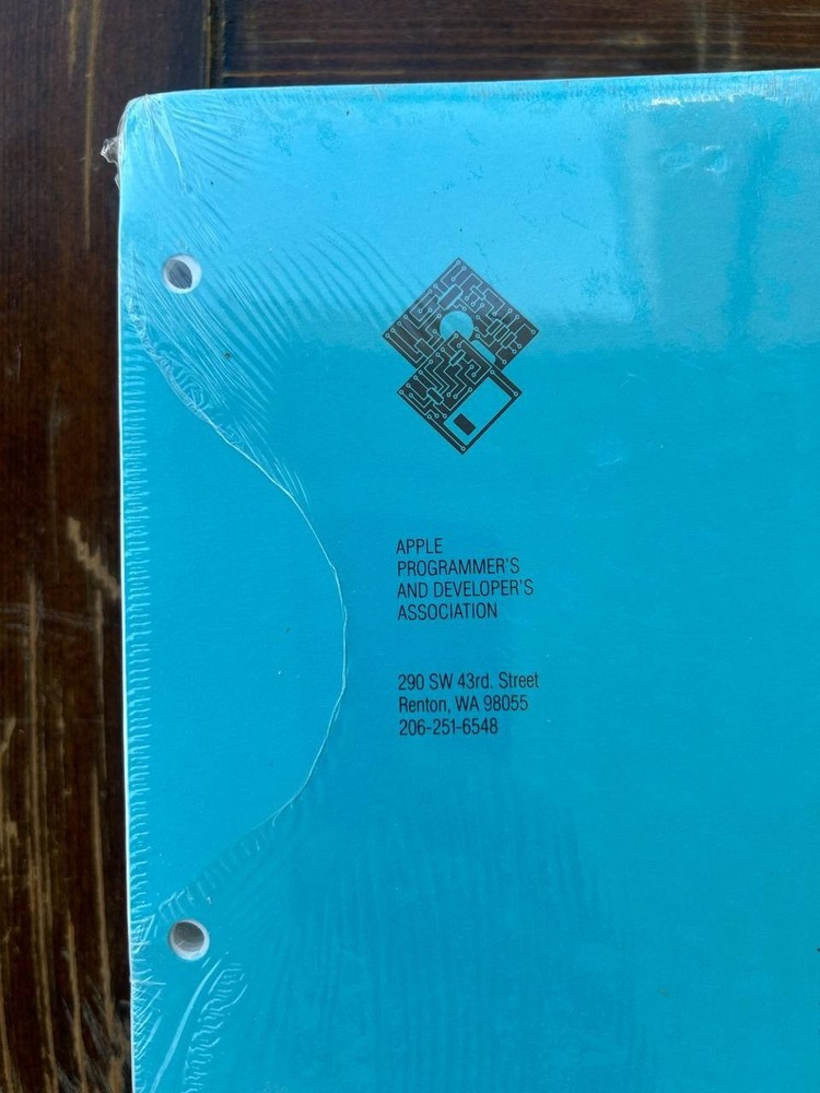 Apple MPW Programmer’s Workshop Reference v1.0 APDA Manual w/ Disk