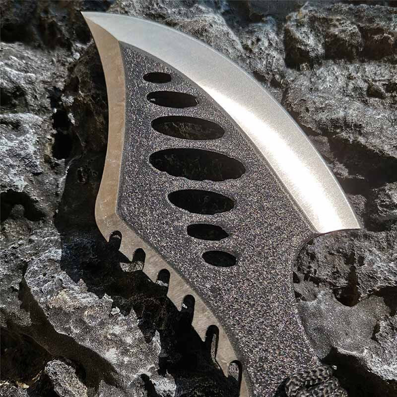 Tactical Hand Axe Camping Hatchet Survival Tomahawk Nylon Sheath Code Wrap Handl