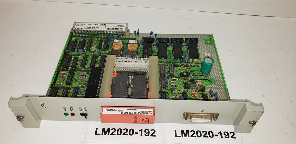 Cincinnati Milacron Acramatic PC-105 R CPU Board C143-012B-48S