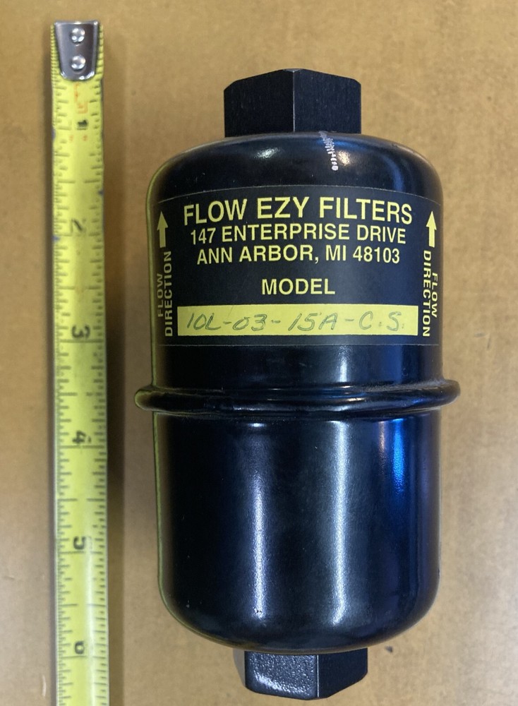 Flow Ezy In-Line Hydraulic Filter (10L-03-15A-CS)