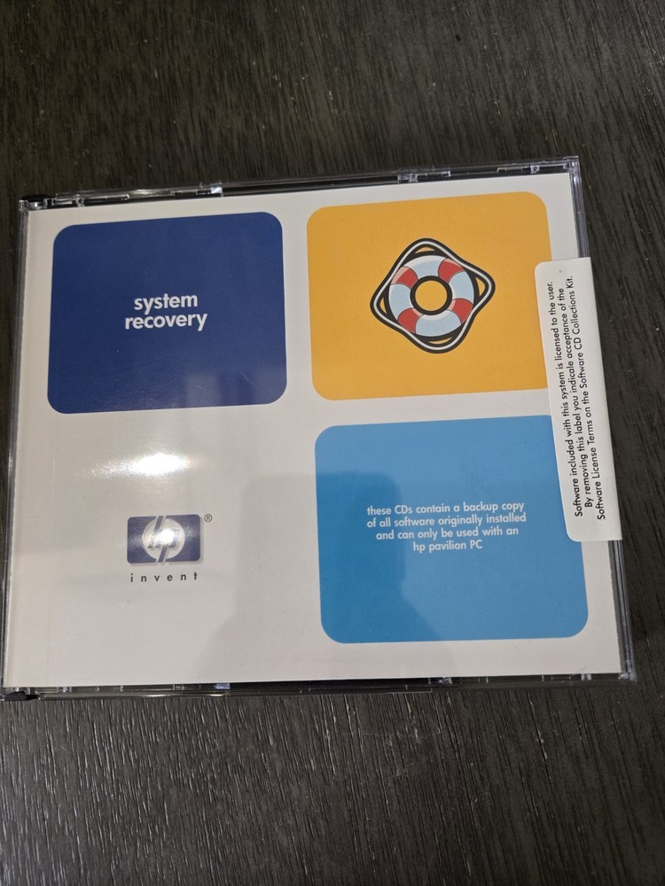 HP Pavilion Recovery Program