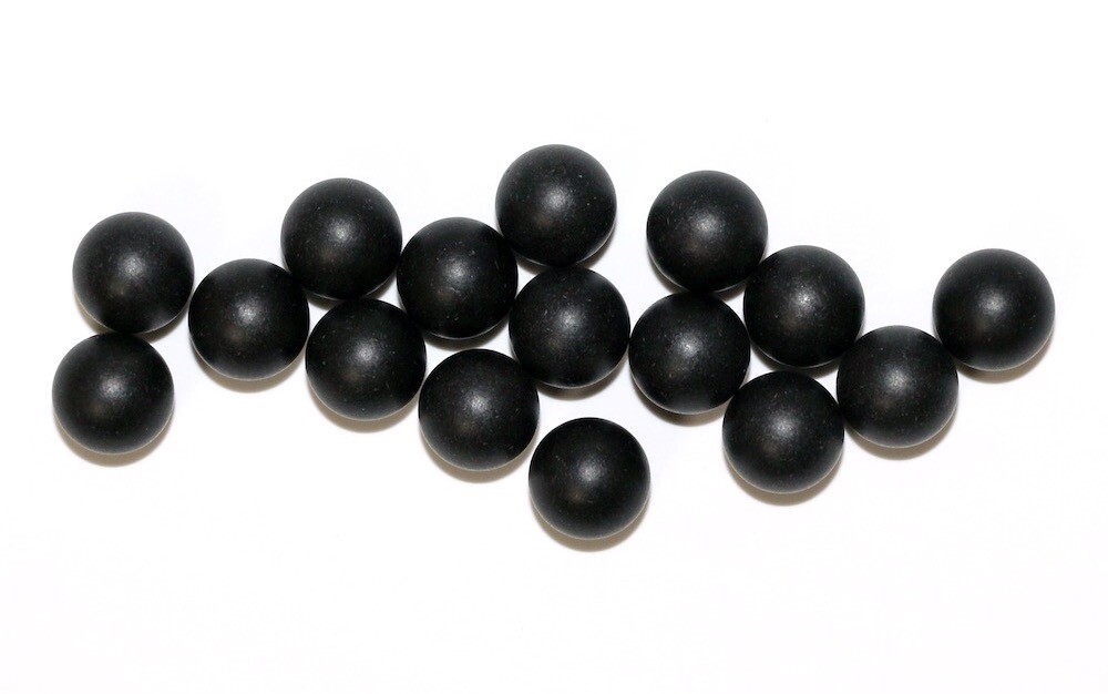 10mm Precision Polypropylene ( PP ) Solid Plastic Balls Custom Made In Black