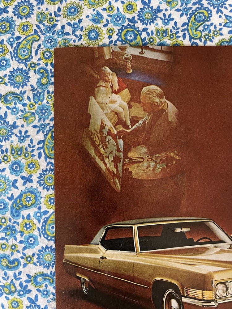 Vintage 1970 Cadillac Coupe Deville Print Ad