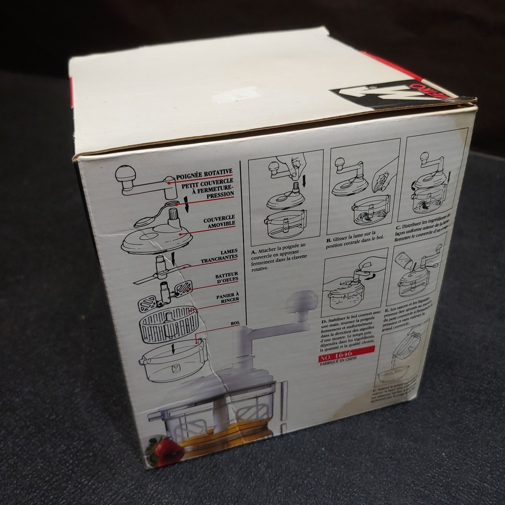 Metro Quick Chop Mini Chopper/ Blender Model 1646