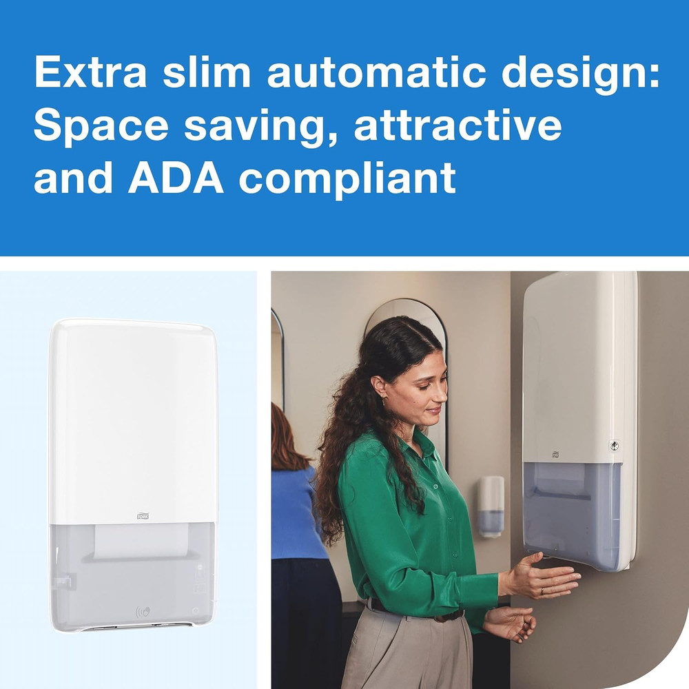 Peakserve Automatic Continuous Paper Hand Towel Dispenser White H5, High Capacit