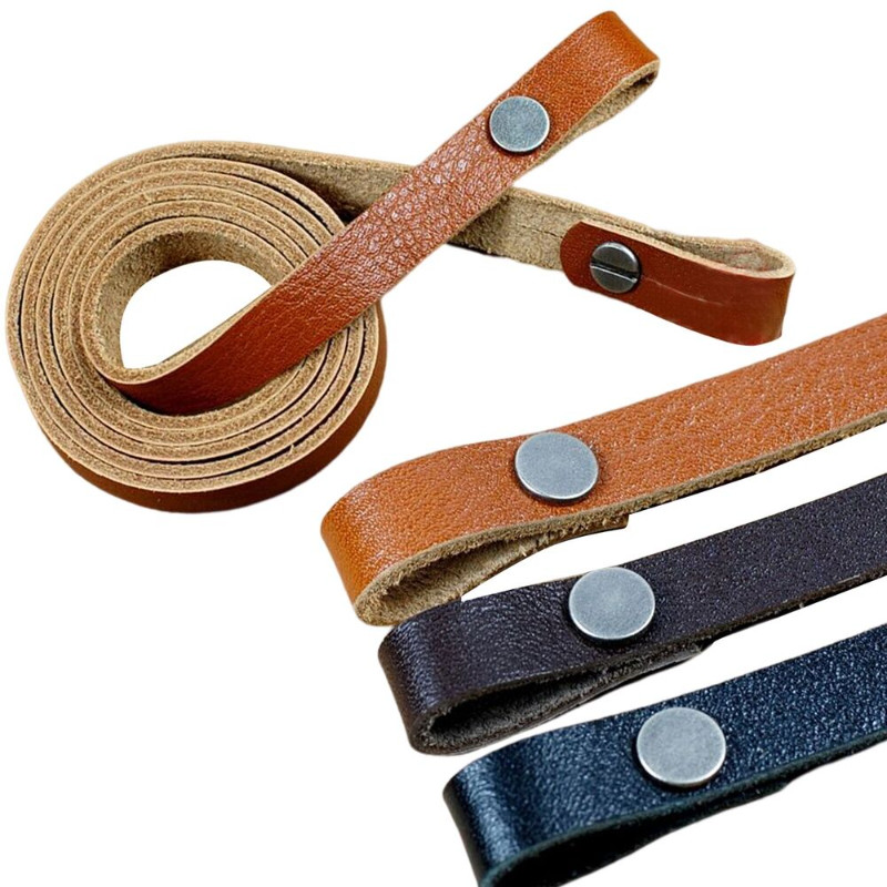 Genuine Leather Handmade Binocular DC Camera Shoulder Neck Case Strap Sling A