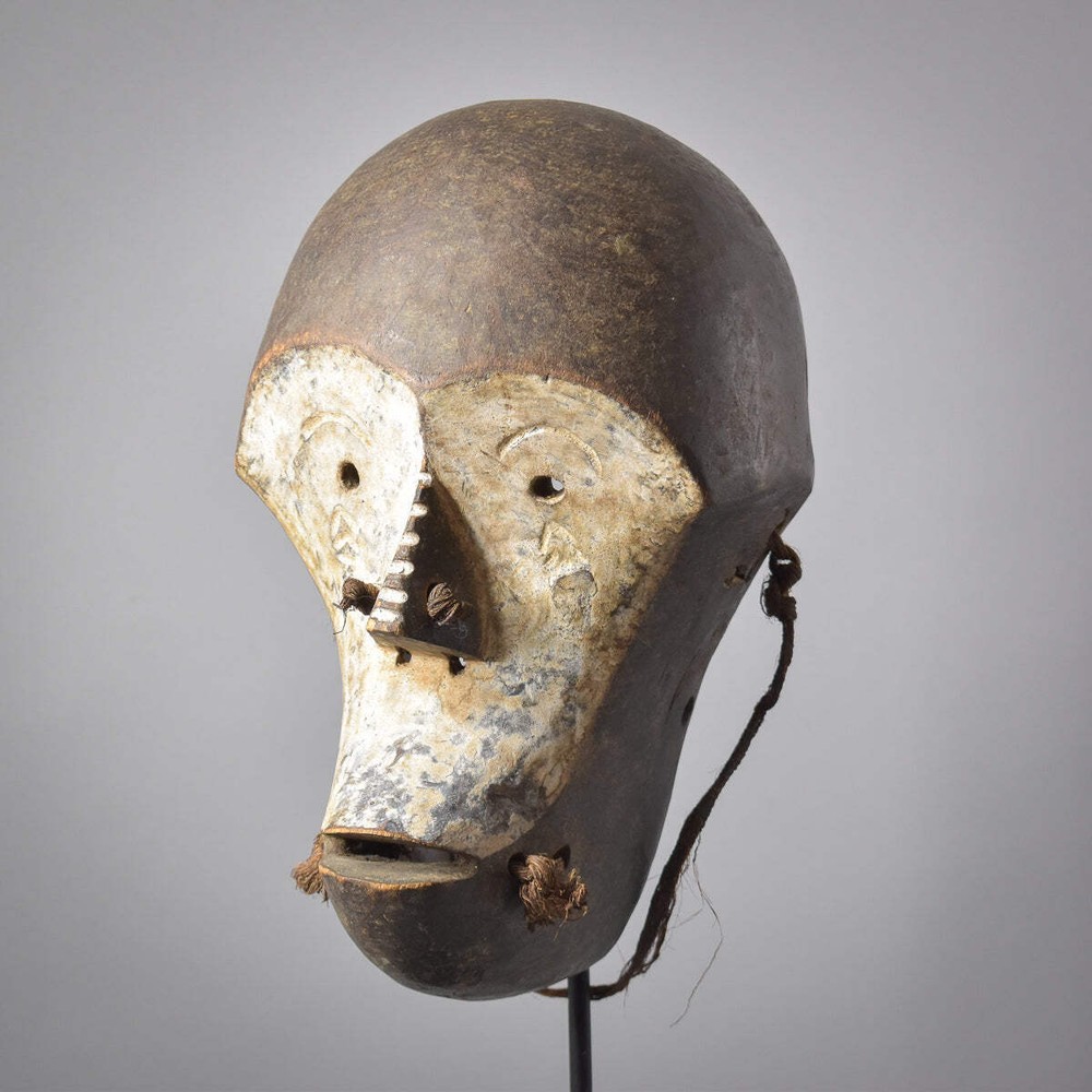 Ngbandi Mask on Custom Stand Congo