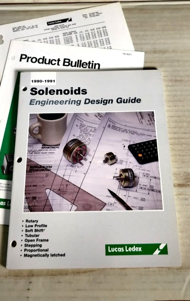 1991 LUCAS LEDEX engineering design guide catalog 101  ~ C2