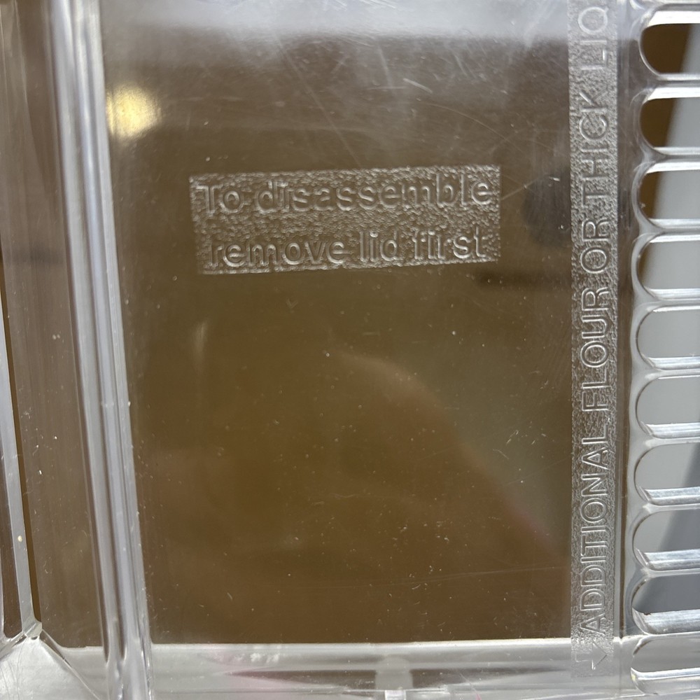 Ronco Popeil P400 Automatic Pasta Maker Replacement LID ONLY Clear Plastic