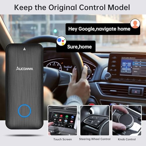Wireless Android Auto Car Adapter Converts Wired AA 2016+ to Wireless, Android