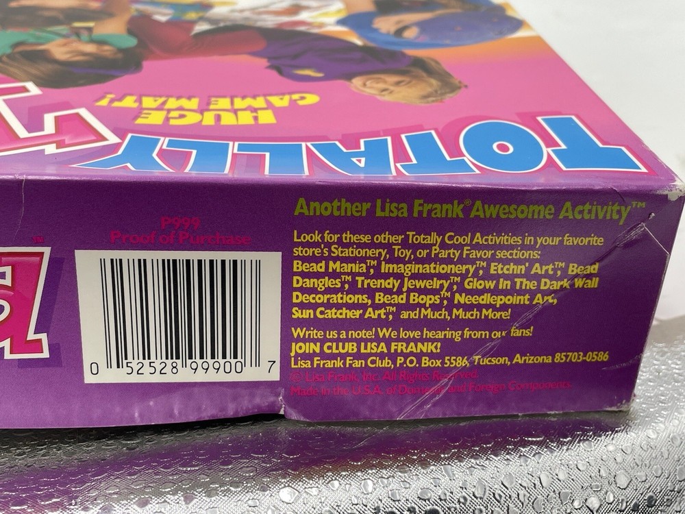 RARE Lisa Frank totally tangled party game