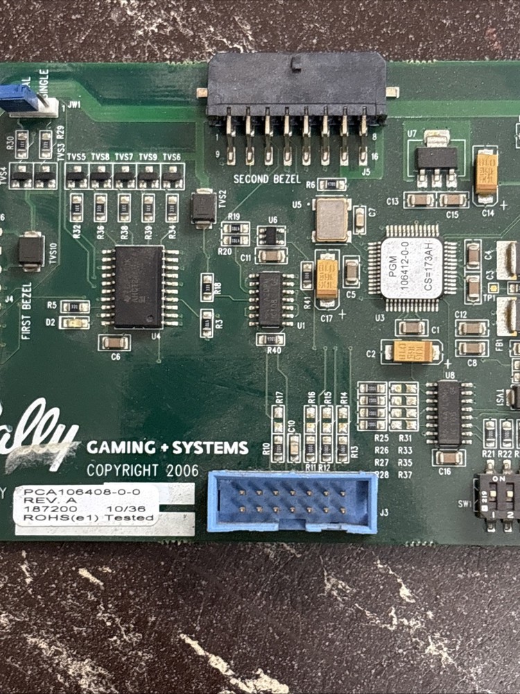 Bally PCBA USB Bezel gadget, UPSD ROHS PCA (106408-0)
