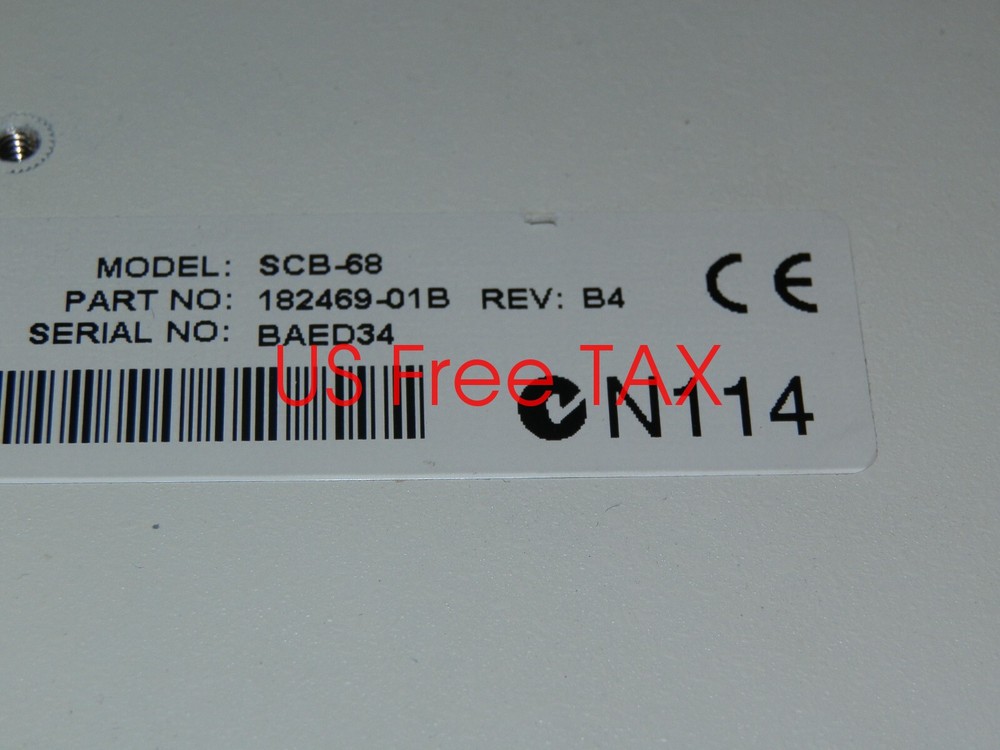 NATIONAL INSTRUMENTS SCB-68 1