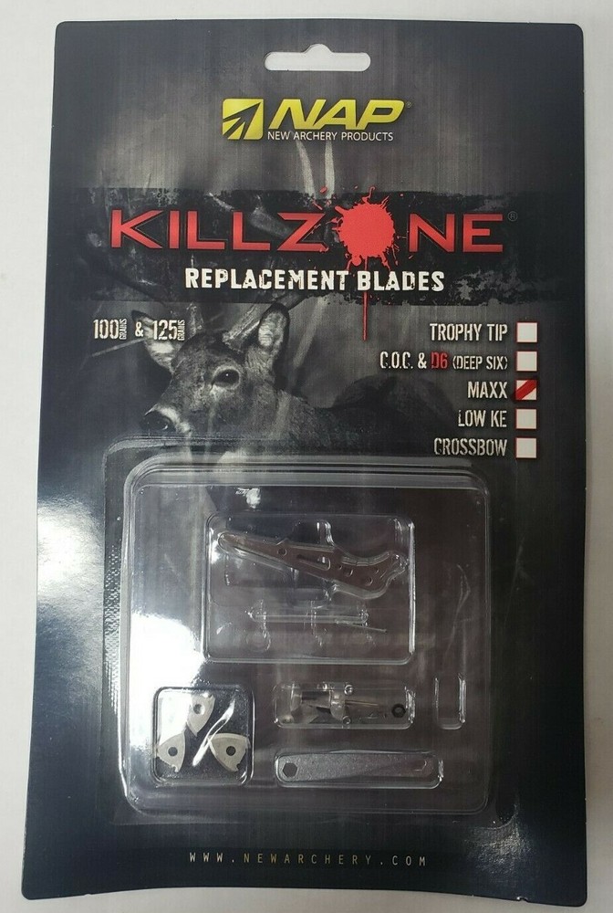 KILLZONE 100 GRAIN MAXXplacement Blades Re NAP-60-730