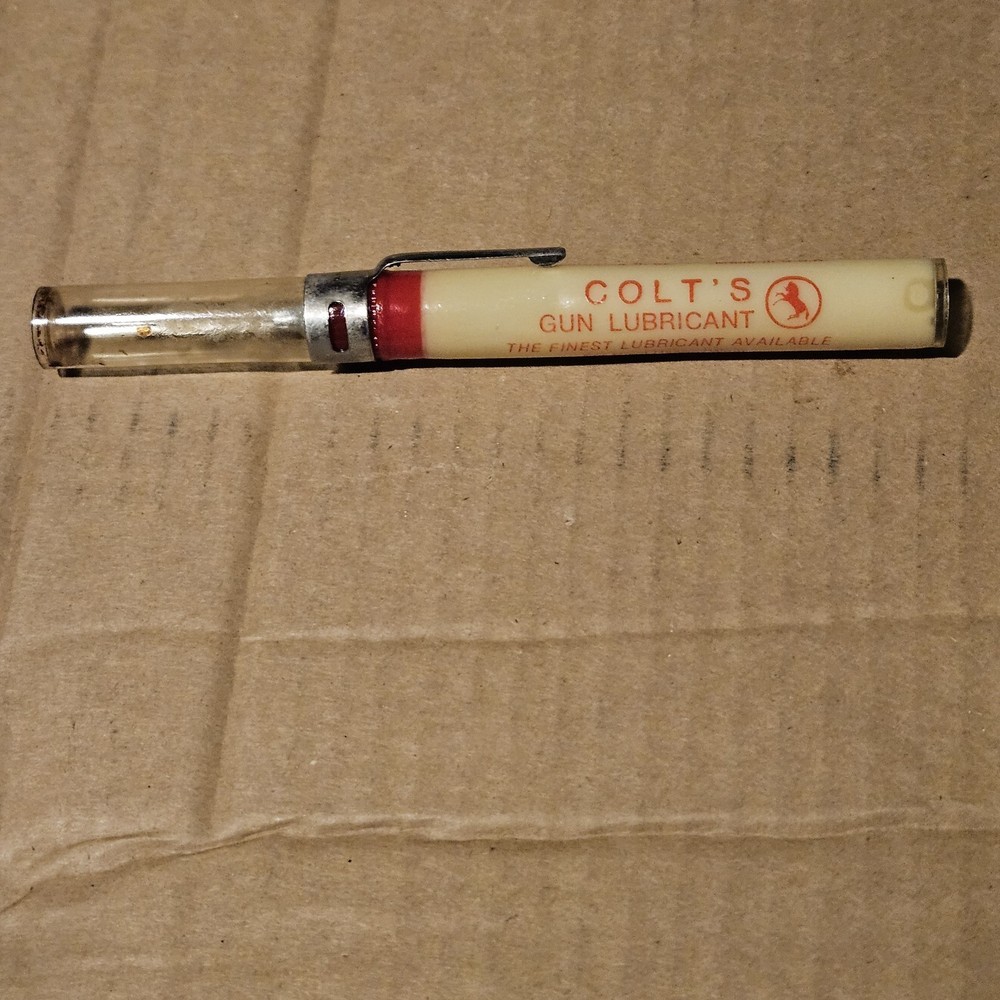 Vintage Colt Gun Lubricant Python Diamondback