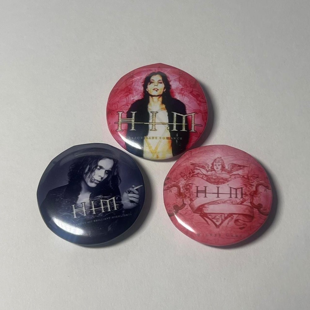 HIM Button Pin Set!