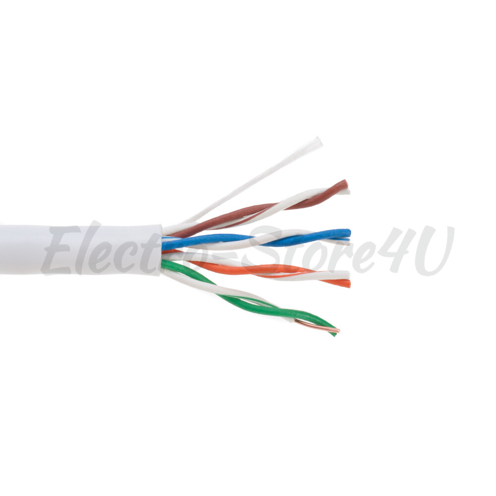PREMIUM CAT6 500ft 1000ft UTP Bulk Ethernet Cable Solid Network Wire RJ45 23 AWG