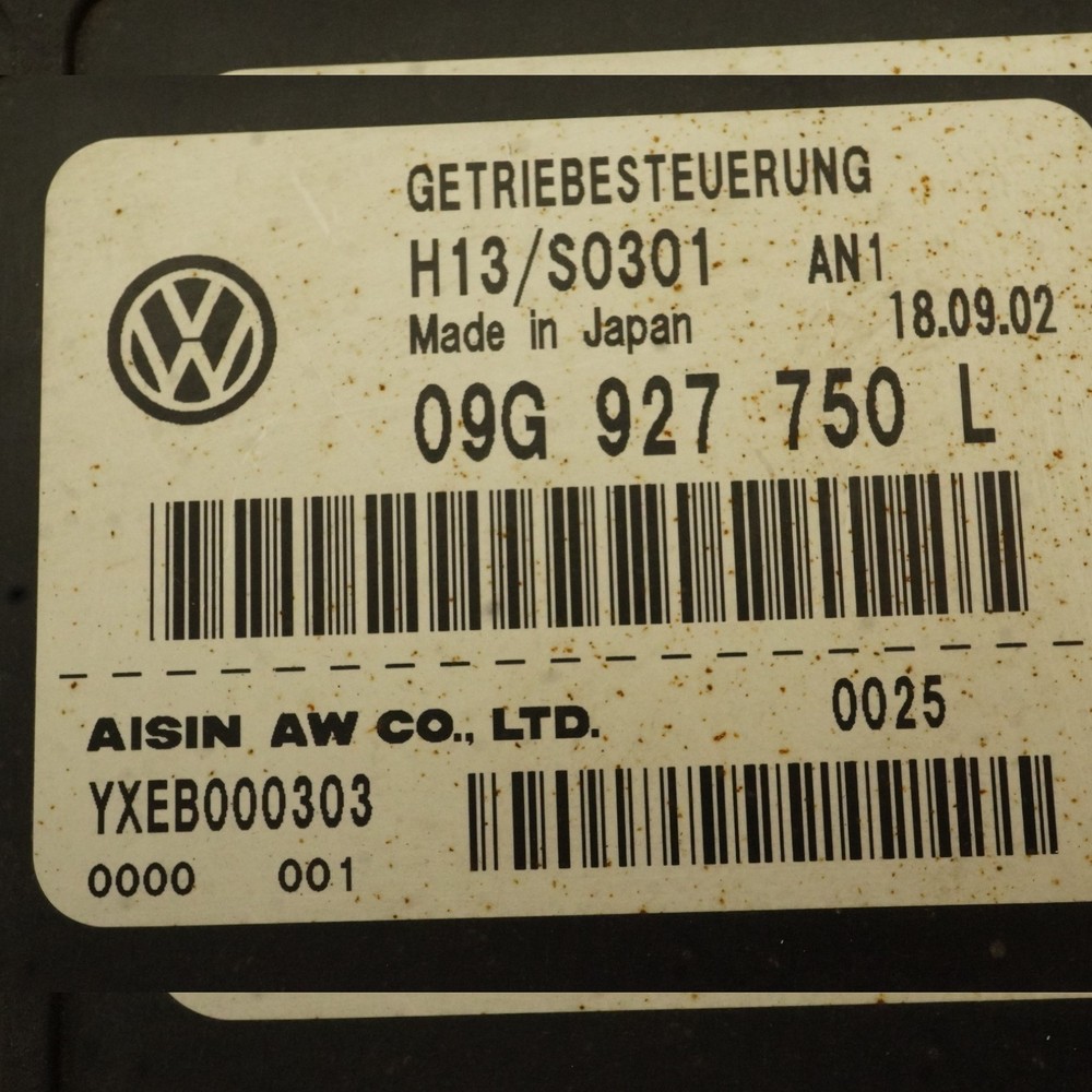 2003 - 2004 AUDI TT MK1 FWD AUTOMATIC TRANSMISSION COMPUTER CONTROL MODULE OEM