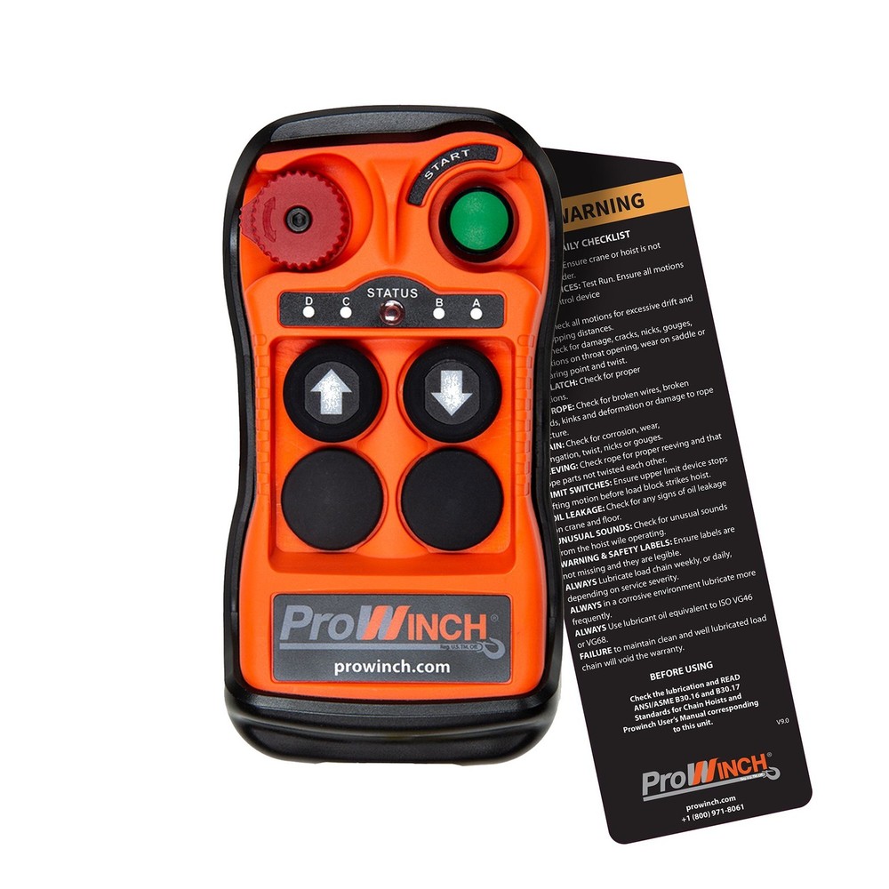 2 Channels Single Speed Wireless Remote Control Multi voltage Range 300 ft