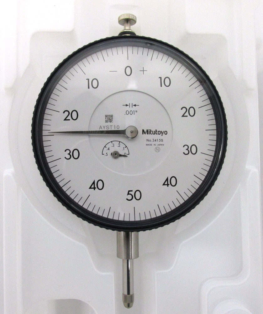 Mitutoyo 3415S Dial Indicator, .001" INV