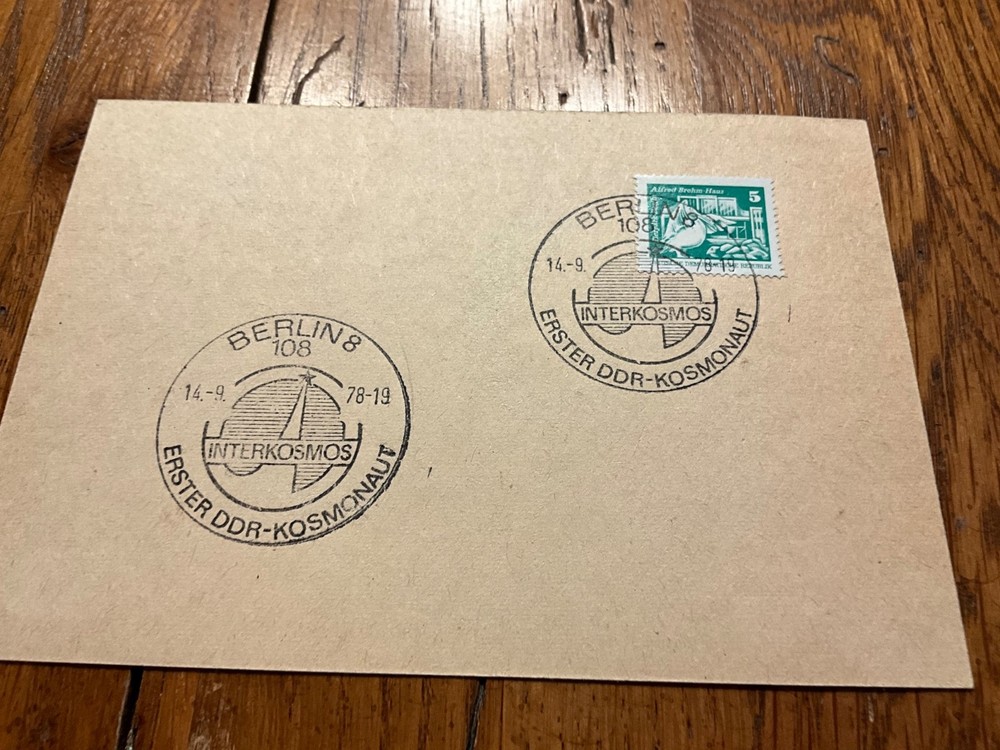 1978 Germany Space Postal Card for Berlin 8 a
