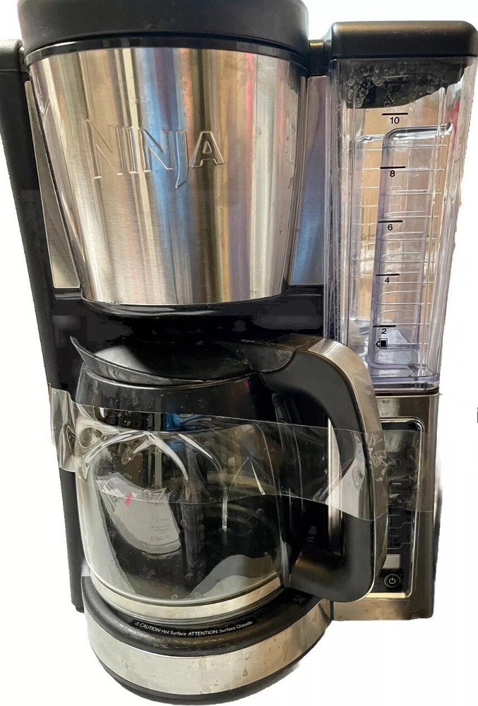 Ninja CE251 Silver 12-Cup Programmable Brewer Coffee Maker Used TESTED WORKING