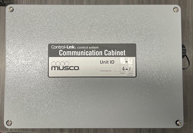 Musco Control Link Control System Communication Cabinet ID# 3-1  4-1