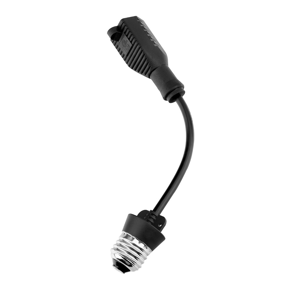 3 Outlet Light Socket Adapter,Convert E26/E27 Bulb Socket to 3 Prong Outlet
