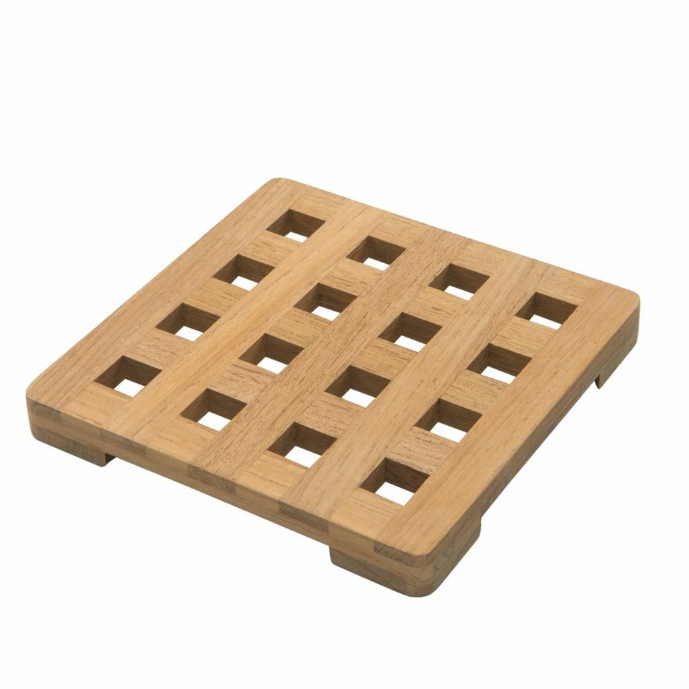 Teak Trivet 6"
