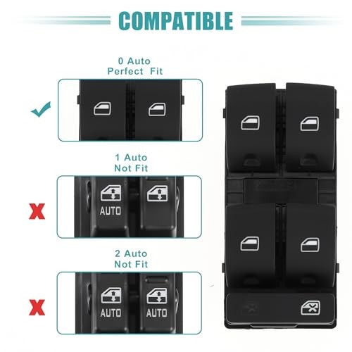 Front Left Driver Side Power Window Switch Window Control Switch Fit for Audi