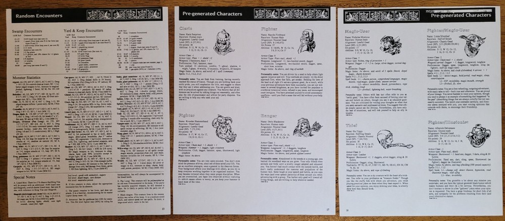 AD&D Adventure Module I7 Baltron's Beacon TSR 9152
