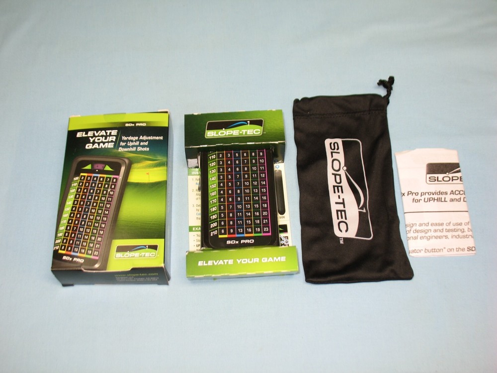 SLOPE TECH ~ # SDx PRO ~ GOLFER SLOPE COMPENSATION "GOLF"
