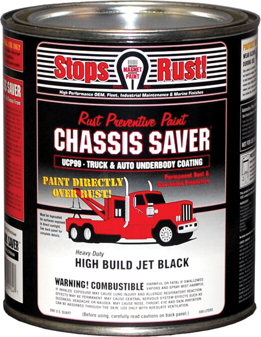 Magnet Paint UCP99-04 Chassis Saver Gloss Black Rust Prevention (Quart)